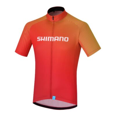 Shimano Team rövidujjú kerékpáros mez L, piros
