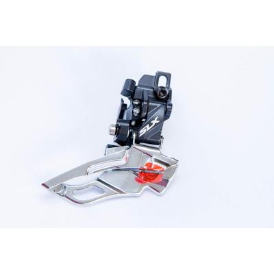 Shimano SLX FD-M671-A 3x10 sebességes Direct Mount felülhúzós első váltó