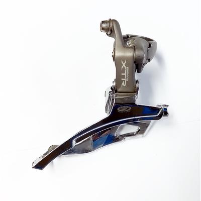 Shimano XTR FD-M953 3x9 sebességes első váltó, használt
