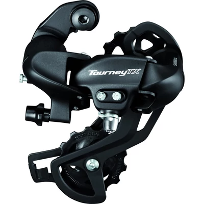 Shimano Tourney TX 8 sebességes MTB hátsó váltó, fekete